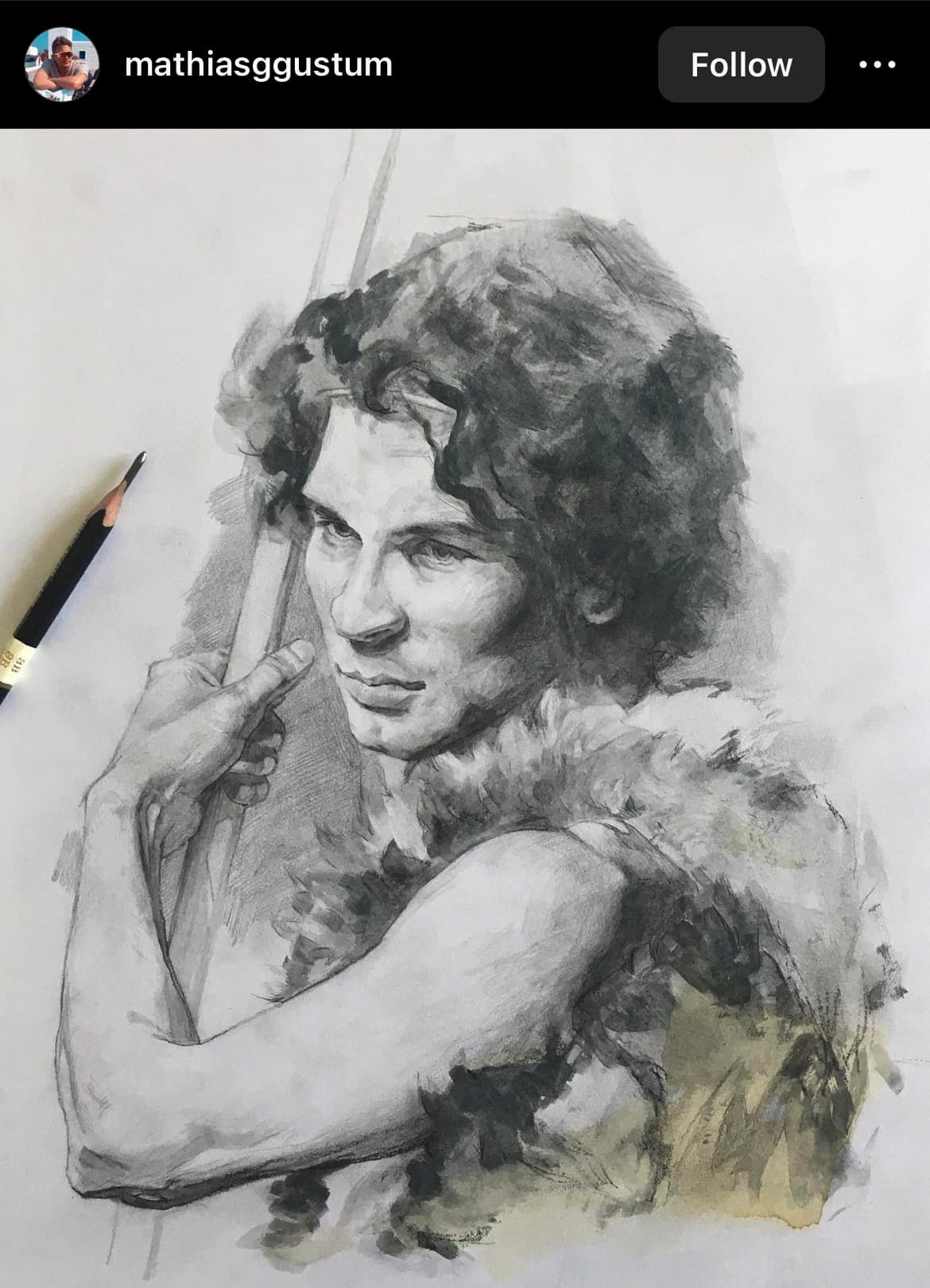 Работа художника