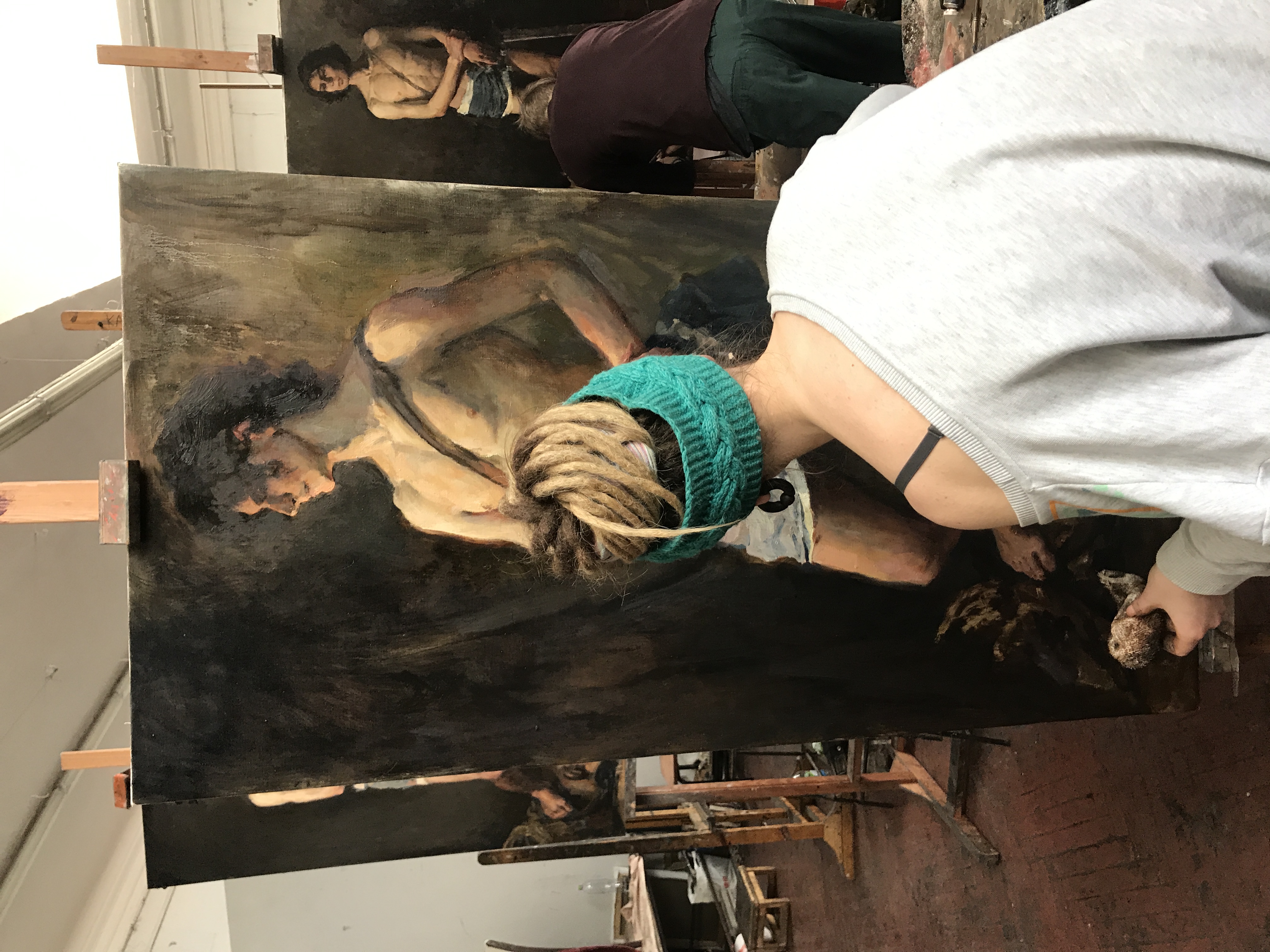 Художник за работой